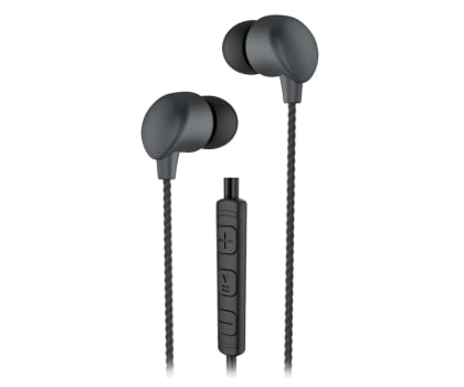 Słuchawki bezprzewodowe Audeeo Metallic Wired Earphones 2 (czarne)